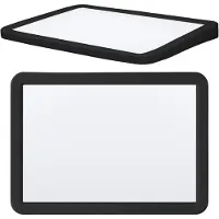 Kwmobile Hoes voor Apple Magic Trackpad Hoes – Siliconen Bumper – Beschermhoes in zwart