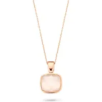 Orphelia 'Isabella' Dames 925 Sterling Zilver Ketting met Hanger - Roze ZH-7198/CR