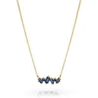 Orphelia 'Novel' Dames 925 Sterling Zilveren Ketting - Goud ZK-7534