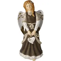 Goebel - Kerst | Decoratief beeld Engel Verbonden in hart | Porselein - 29cm - 2025