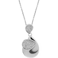 Orphelia Dames 925 Sterling Zilveren Ketting met Hanger - Zilver ZH-4465