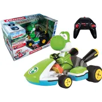 Carrera RC voertuig Auto - RC Mario Kart - Yoshi - Rkart met Geluid - Schaal 1:16 -2,4GHz RC Model Kant en Klaar - Bestuurbare Auto