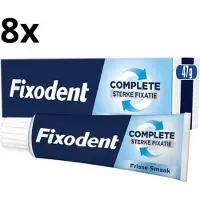 Fixodent Kleefpasta Original - 8 x 47 gram - Verbeterde formule 2022
