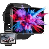 SoundLogic XL Smartwatch Android voor Dames & Heren - Smartwatches - IOS & Android - 16GB Zwart