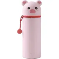 I-Total Trousse en silicone Cochon Rose