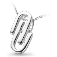 Orphelia Dames 925 Sterling Zilveren Ketting met Hanger - Zilver ZH-4638
