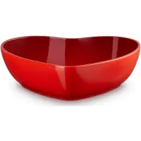 Le Creuset Serveerschaal Hoog Hart Ø30cm / 2.9L 'Kersenrood'