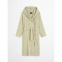Marc O'Polo Badjas Men Timeless Melange Moss Green-XL