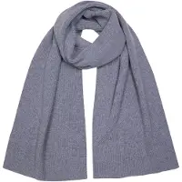 Falke Selection Structured sneldrogend warm wol functioneel materiaal wintersjaal unisex grijs - maat ONESIZE