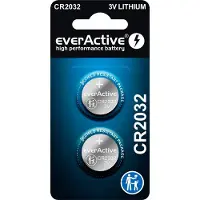 EverActive CR 2032 / CR2032 / DL2032 - 3V Knoopcel Batterij 40 Stuks