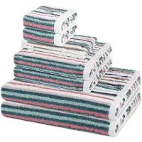 Ross Sonstiges 2 X washandjes 2 X gasten- 2 X douche- 2 X handdoek - in set 8 pack Vita