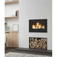 Dovre VISTA701L Moderne Houthaard Zwart Inzetkachel