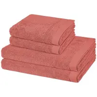 Ross Sonstiges 2 X handdoek 2 X douchehanddoek - in set 4 pack Rubin