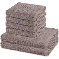 Ross Sonstiges 4 X handdoek 2 X douchehanddoek - in set 6 pack Carre