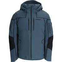 Spyder - Ski jassen - Pinnacle Jacket Slate Blue voor Heren - Maat S - Grijs