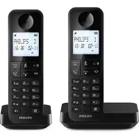 Philips vast telefoon D2702b, transparant. Transparant, één maat