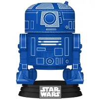 Funko POP! Star Wars R2-D2 (Blueprint) vinylfiguur 798 Unisex Pop! - Neutraal - Standard
