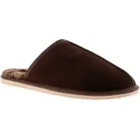 Hush puppies Coady Suède Heren Bruine Pantoffels