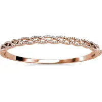 MYC Paris Gevlochten armbanden - Roségoud en kristal