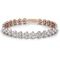 MYC Paris Prinsessenarmbanden - Roségoud en kristal