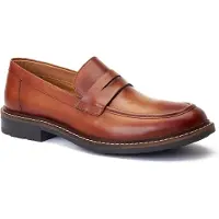 Base london Ivey Leren Herenpantoffels Burnt Tan
