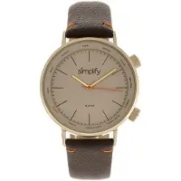Simplify Vereenvoudig Het 3300 Leren Band Horloge