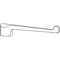 GROHE Grohtherm Ergomix bedieningshendel, 250 mm, voor wastafelmengkraan, chroom - 47410000