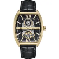 Heritor Automatic Heritor Automatische Masterson Semi-Skelet Veelzijdige Leren Band Horloge