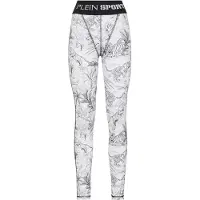 Plein sport Leggings zwart / wit