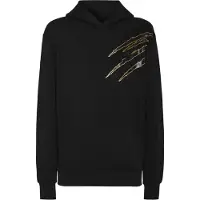 Plein sport Sweatshirt 'Scratch' geel / zwart