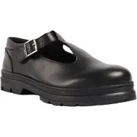 POD Emilie Faux Leren Dames Zwarte Loafers