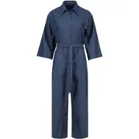 Conquista Indigo katoenen jumpsuit