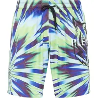 Plein sport Zwemshorts 'Tiger' blauw / lichtblauw / lichtgroen