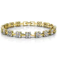 MYC Paris Zoete armbanden - Goud en kristal