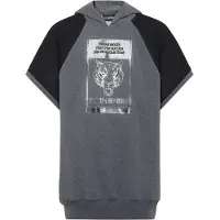 Plein sport Sweatshirt 'Tiger' donkergrijs / zwart / wit