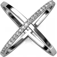 MYC Paris X Duo ring - Oostenrijks kristal