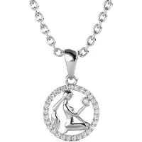 MYC Paris Maagd Zodiac Hangers - Zilver en Kristal