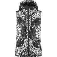 Plein sport Bodywarmer 'Optical Flower' zwart / wit