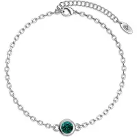 MYC Paris Geboortesteen armbanden - Zilver en donkergroen