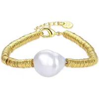 Luxenter Gouden Hematiet Armband afgewerkt in 18K geelgoud - Siever