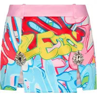 Philipp Plein Minirok Bombing Graffiti