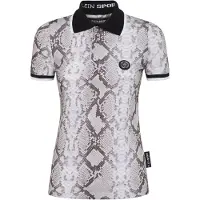 Plein sport Shirt 'Python' grijs / zwart