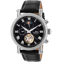 Heritor Automatic Heritor automatisch Winston semi-skelet lederen band horloge