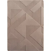 Muratap Japandi vloerkleed hoogpolig scandinavisch abstract design 3d-effect -