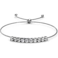 MYC Paris Crystal Mia Armbanden - Zilver en Kristal