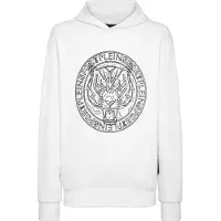 Plein sport Sweatshirt 'Tiger' zwart / wit