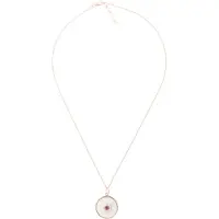 Orphelia 'Fia' Dames 925 Sterling Zilveren Ketting met Hangertje - Roze ZH-7293