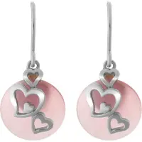 Orphelia Dames 925 Sterling Zilveren Hangoorbellen - Zilver ZO-5195