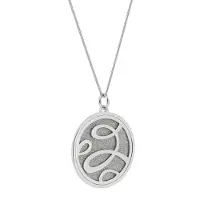 Orphelia 'Serena' Dames 925 Zilveren Ketting met Hanger - Zilver ZH-7096