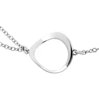 Orphelia 'Renée' Dames 925 Sterling Zilveren Hanger - Zilver/Roze ZK-7181